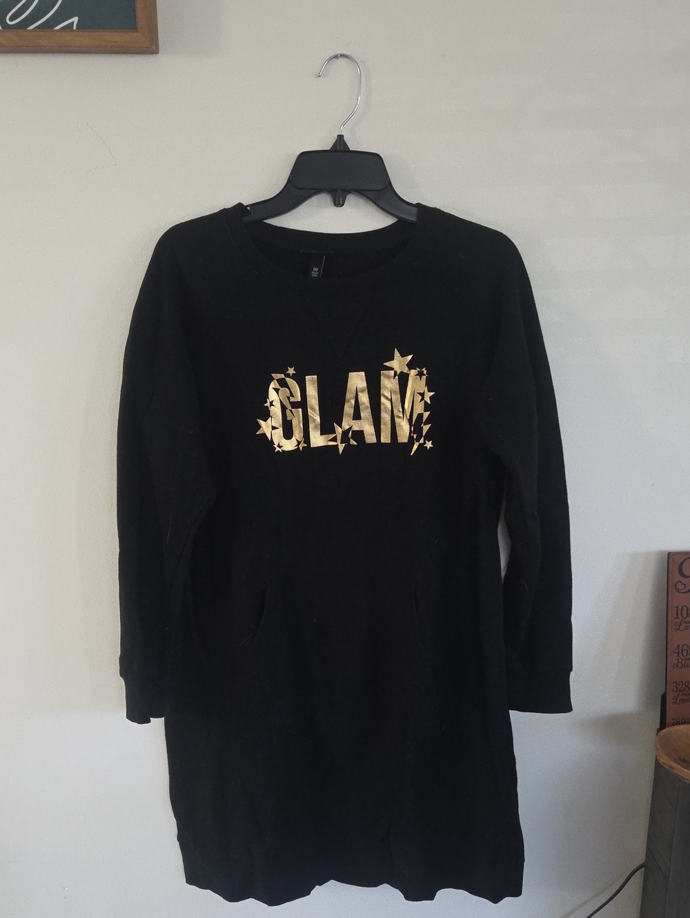 torrid Black Dress with Gold GLAM Star Print